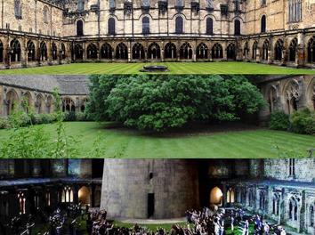 Different views of the Middle Courtyard